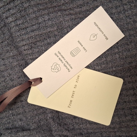 Women’s Waffle Knit Jogger Pants by “Awhile” in Heather Denim Blue 2X (NWT) - Picture 7 of 10